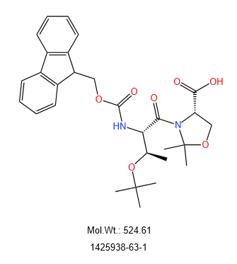 Fmoc-Thr(tBu)-Ser(Psi(Me,Me)pro)-OHFmoc-Thr(tBu)-Ser(Psi(Me,Me)pro)-OH