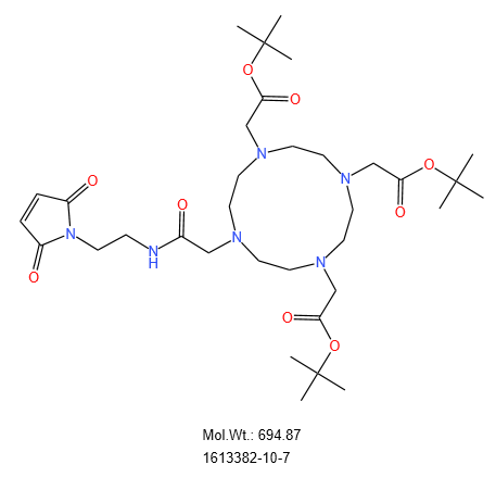 Maleimido-mono-amide-DOTA-tris (t-Bu ester)Maleimido-mono-amide-DOTA-tris (t-Bu ester)